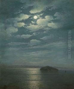 Lake Sevan By Night by Gevorg Bashindzhagyan