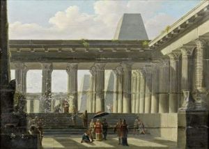 Architecture Egyptienne Animee De Personnages