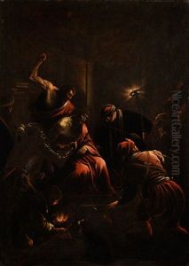 Die Dornkronung by Francesco Bassano the Younger