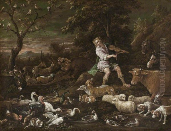 Orpheus Charming The Animals - view 1