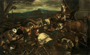 La Costruzione Dell'arca Di Noe
