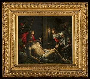 The Lamentation Over The Dead Christ by Francesco Bassano the Younger