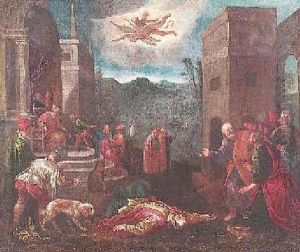 Biblische Szene by Francesco Bassano the Younger