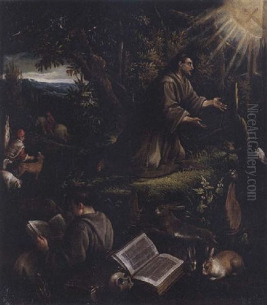 Saint Francis Receiving The Stigmata - view 1