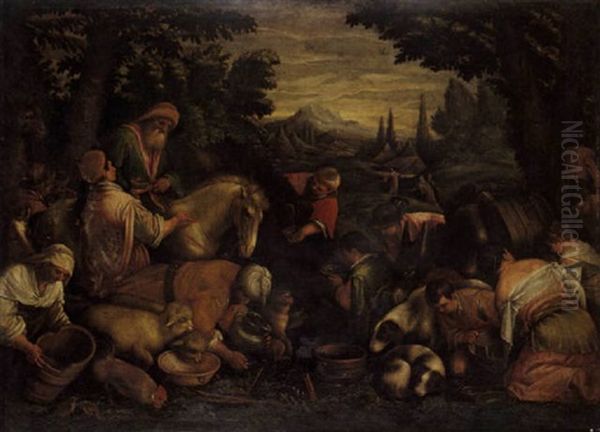 Les Israelites Recevant L'eau Miraculeuse - view 1
