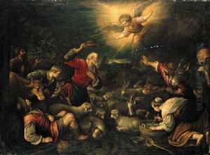The Annunciation To The Shepherds by Francesco Bassano the Younger