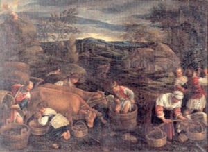 Scene De Vendanges