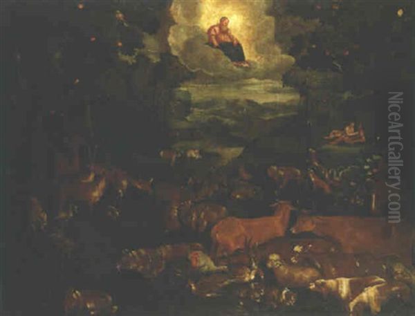 Adam And Eve In The Garden Of Eden - view 1