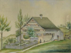 Bauernhaus Im Toggenburg. by Anna Barbara Aemisegger-Giezendanner