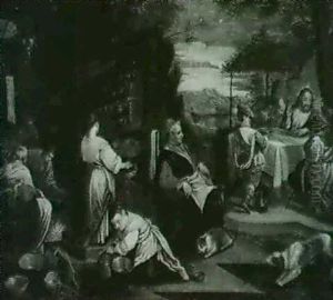 The Supper At Emmaus by Francesco Bassano the Younger
