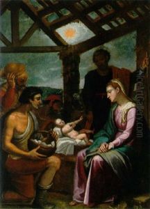 L'adorazione Dei Pastori by Antonio da Ponte Bassano