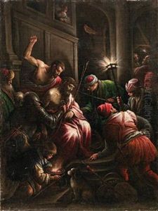 The Mocking Of Christ by Francesco, II Bassano