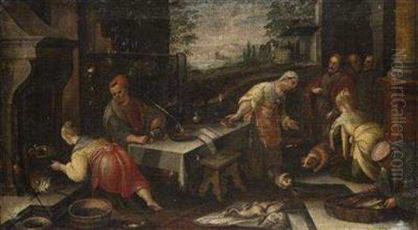 Christ With Mary And Martha - view 1