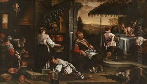 Le Souper Des Disciples D'emmaus by Francesco, II Bassano