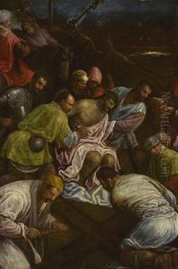 The Road To Calvary by Gerolamo da Ponte Bassano