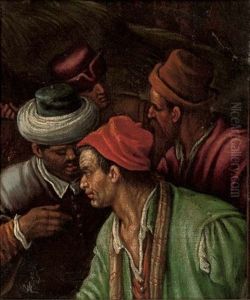 Four Men Conversing Four Men Conversing