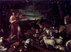 Orfeo Incanta Gli L'animali Con La Musica