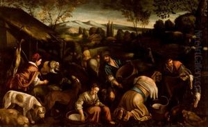 Escena Campesina by Giambattista da Ponte Bassano