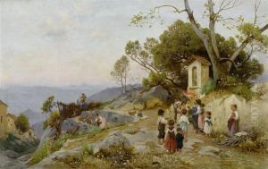 Near Olevano Romano by Franz Theodor Aerni