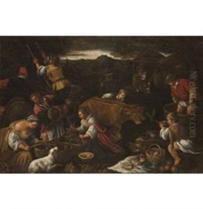Allegoria Dell'autunno by Jacopo Bassano (Jacopo da Ponte)