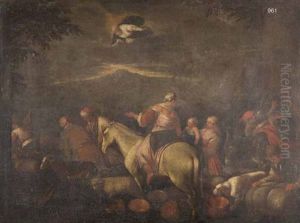 The Departure Of Abraham With Sarah And Lot For Canaan