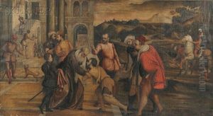Return Of The Prodigal Son by Jacopo Bassano (Jacopo da Ponte)