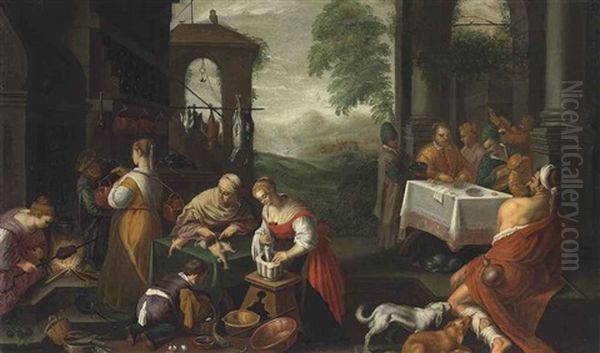 The Rich Man And Lazarus - view 1
