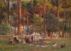 Das Picknick by Franz Theodor Aerni