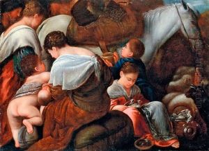 Piheno Pasztorok - Toredek by Jacopo Bassano (Jacopo da Ponte)