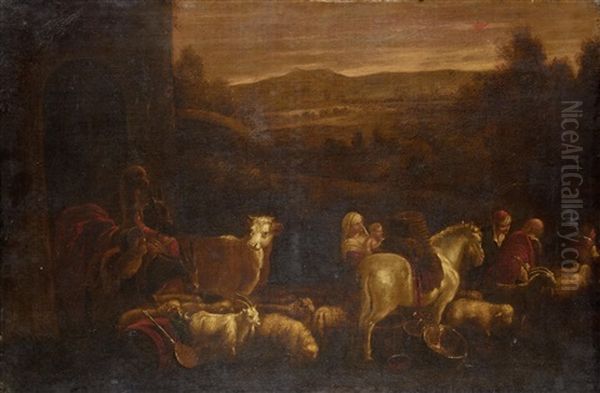 The Flight Into Egypt - view 1
