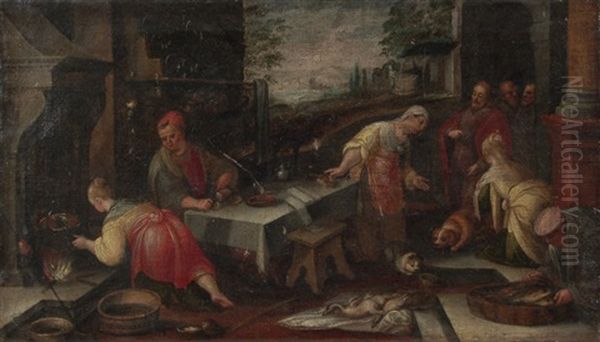 Christus Im Haus Von Maria, Marta Und Lazarus - view 1