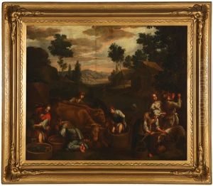 The Harvest by Jacopo Bassano (Jacopo da Ponte)