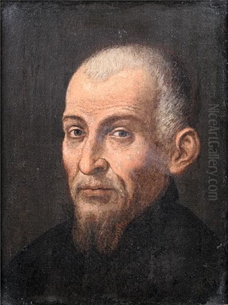 Portrait Of A Bearded Gentleman In A Black Tunic - view 1