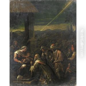 Adorazione Dei Magi by Jacopo Bassano (Jacopo da Ponte)