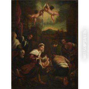 Nativity by Jacopo Bassano (Jacopo da Ponte)