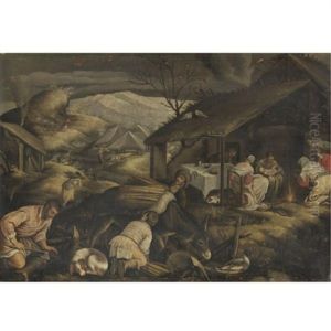 Allegoria Dell'inverno by Jacopo Bassano (Jacopo da Ponte)