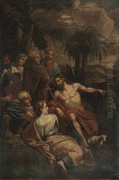 Saint John The Baptist Preaching To The Multitude - view 1