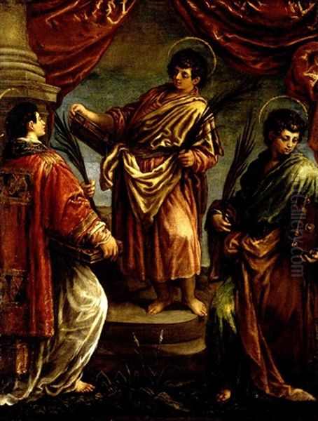 Three Martyr Saints (in Collab. With Leandro Da Ponte Bassano) - view 1