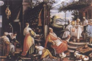 Le Repas Chez Emmaus by Jacopo Bassano (Jacopo da Ponte)