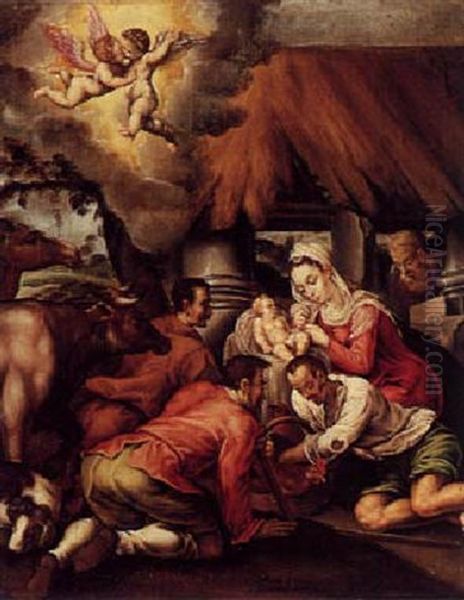 The Adoration Of The Shepherds - view 1