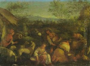 Der Herbst by Jacopo Bassano (Jacopo da Ponte)