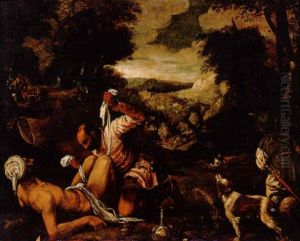 El Buen Samaritano by Jacopo Bassano (Jacopo da Ponte)