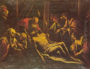Deposition Of Christ by Jacopo Bassano (Jacopo da Ponte)