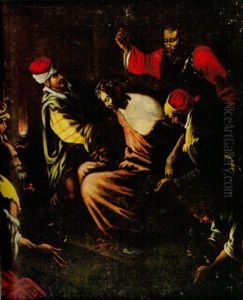 La Coronacion De Espinas by Jacopo Bassano (Jacopo da Ponte)