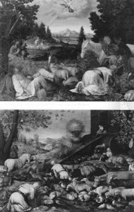 Die Verkundigung An Die Hirten by Jacopo Bassano (Jacopo da Ponte)