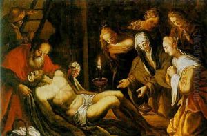 The Lamentation by Jacopo Bassano (Jacopo da Ponte)