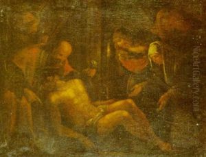 Llanto Sobre El Cuerpo De Cristo by Jacopo Bassano (Jacopo da Ponte)