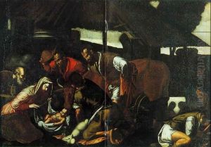 L'adoration Des Bergers by Jacopo Bassano (Jacopo da Ponte)