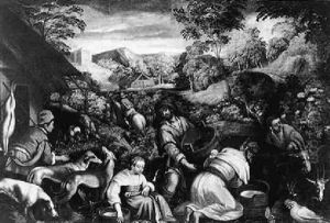 Der Fruhling by Jacopo Bassano (Jacopo da Ponte)