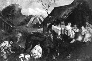 Der Winter by Jacopo Bassano (Jacopo da Ponte)